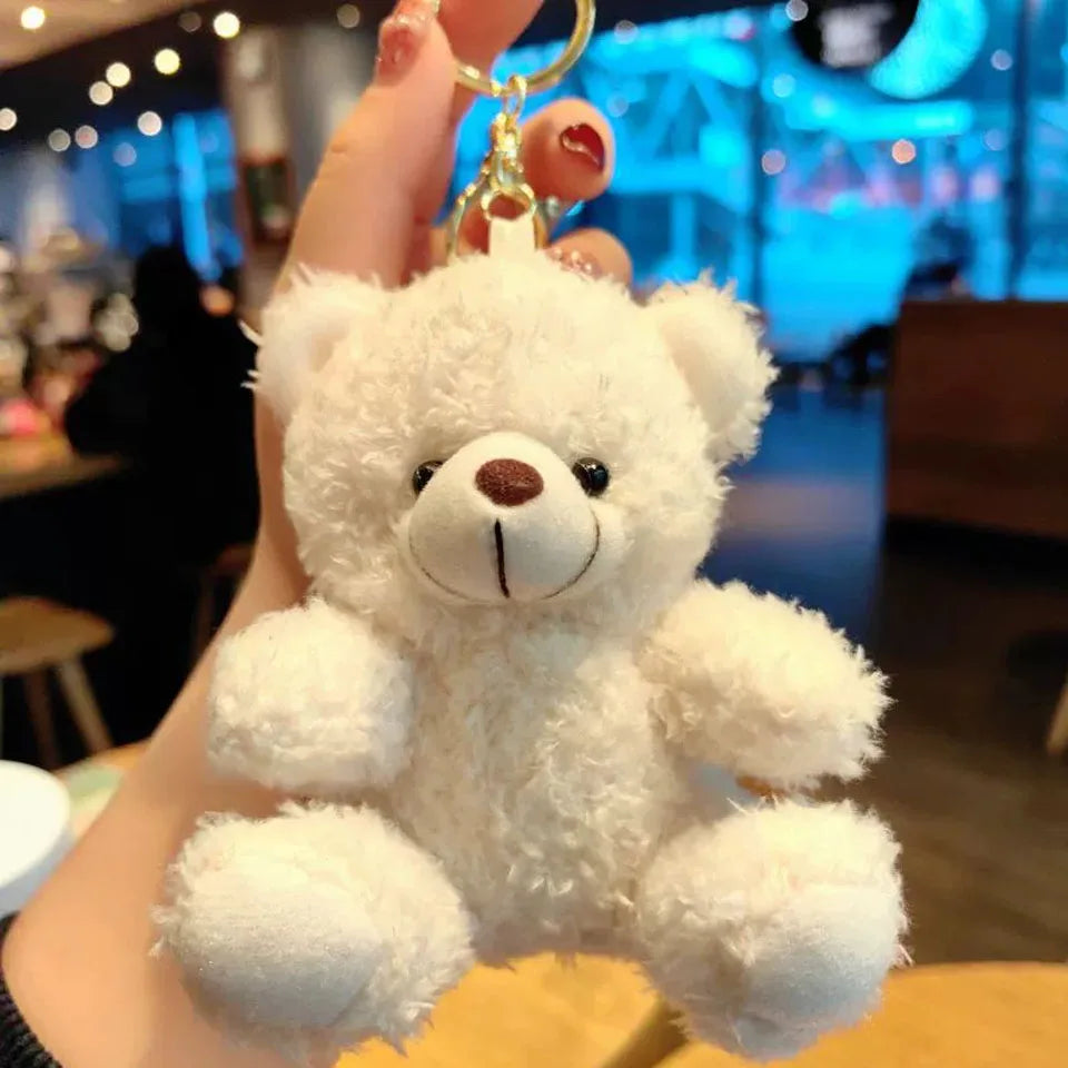 Plush Doll Car Key Chain for Women Bag