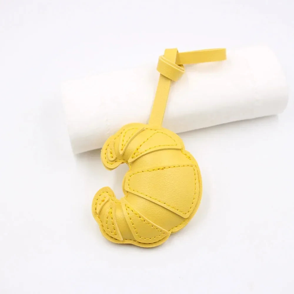 Croissant keychain