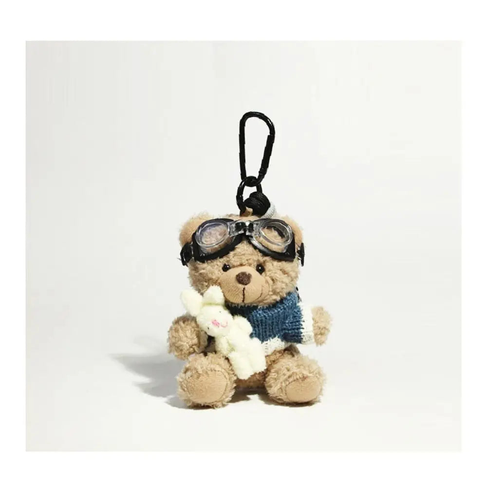 Camera Plush Bear Pendant