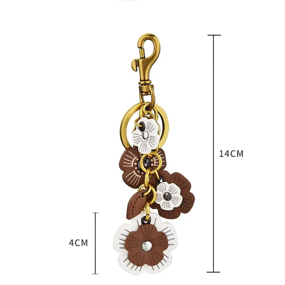 Flower Keychain Backpack Pendant