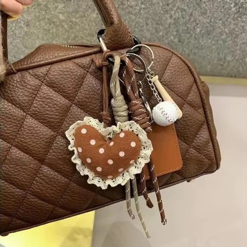 Cartoon Love Pendant Keychains