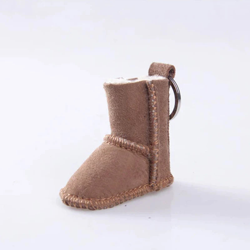 Stylish Geometric PU Leather Star Keychain