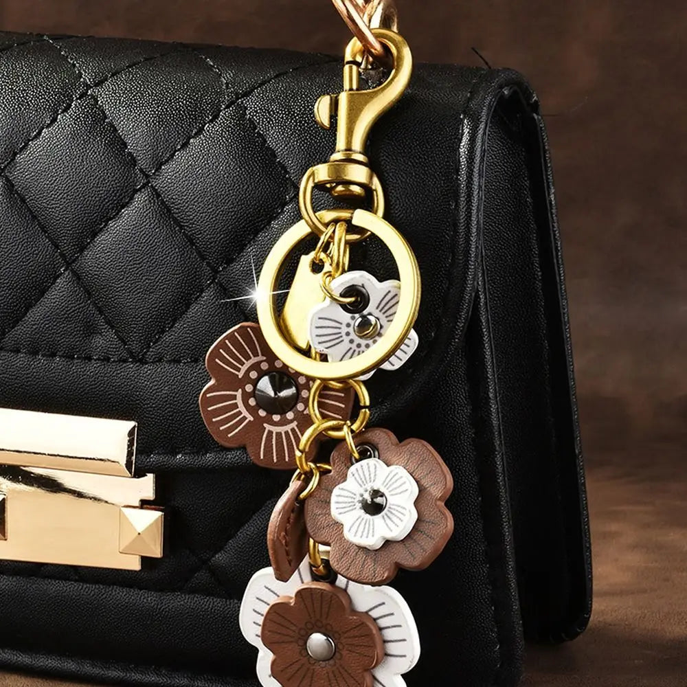Flower Keychain Backpack Pendant