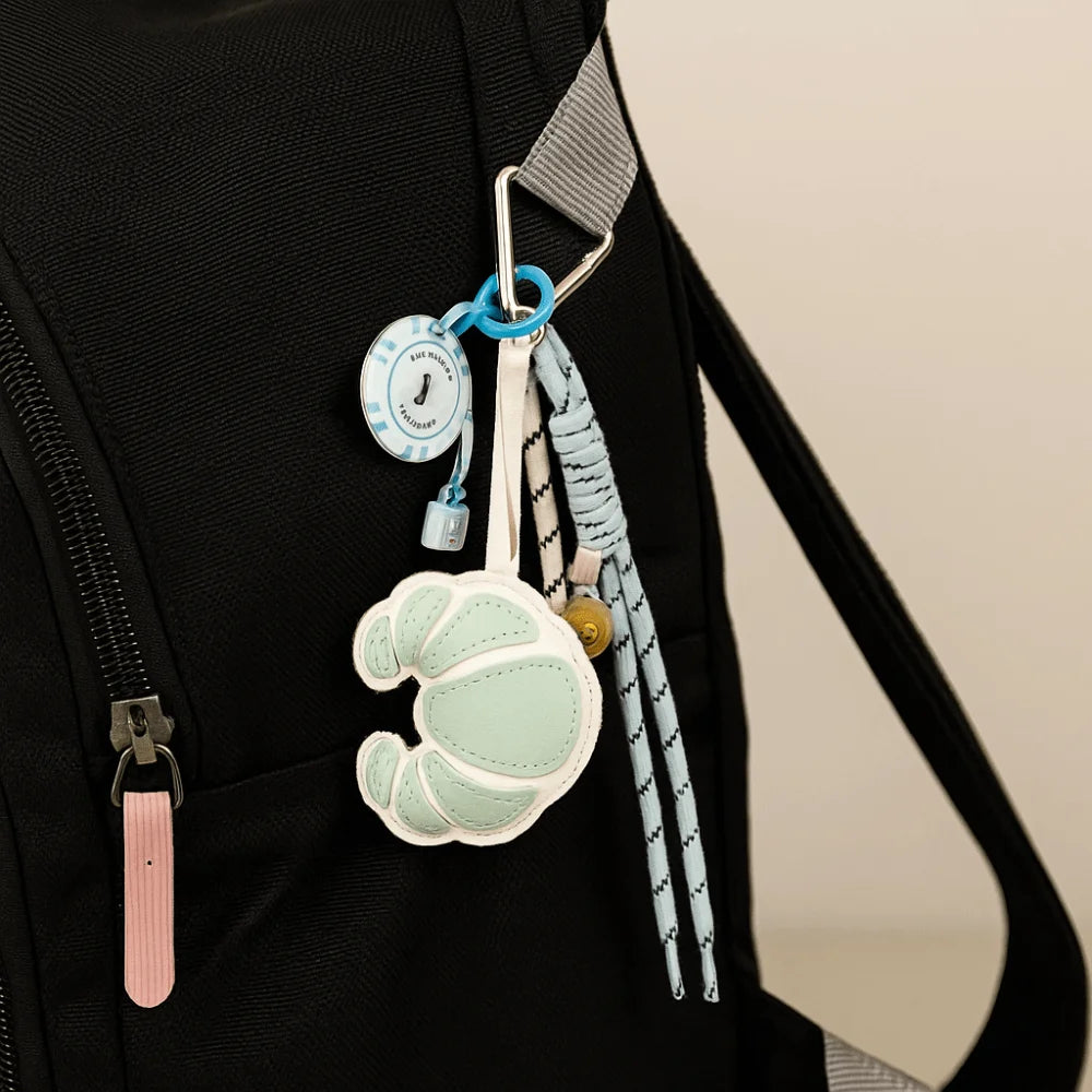 Croissant keychain