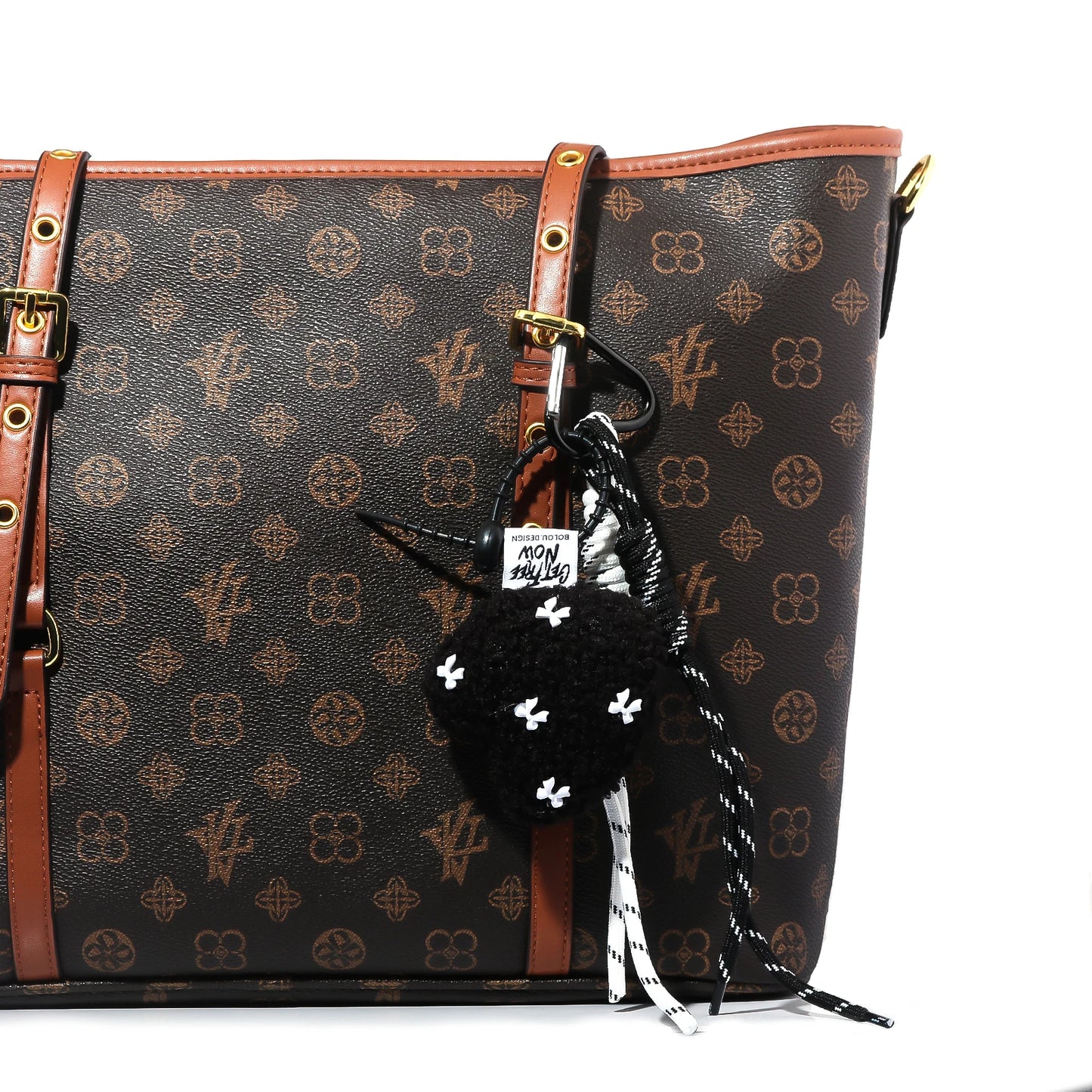 Korean Love Bow Hairy Bag Charms