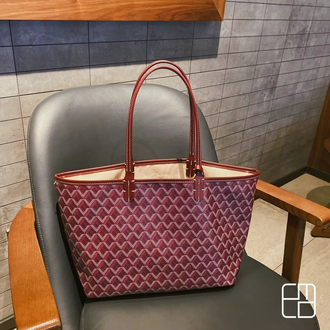 Dark Burgundy Tote