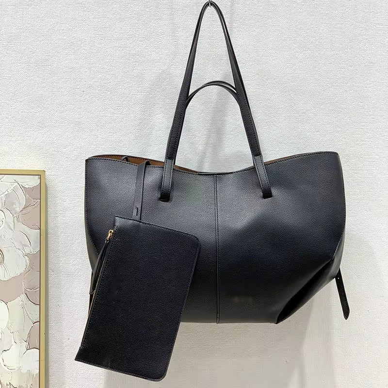 Leather Biege Tote