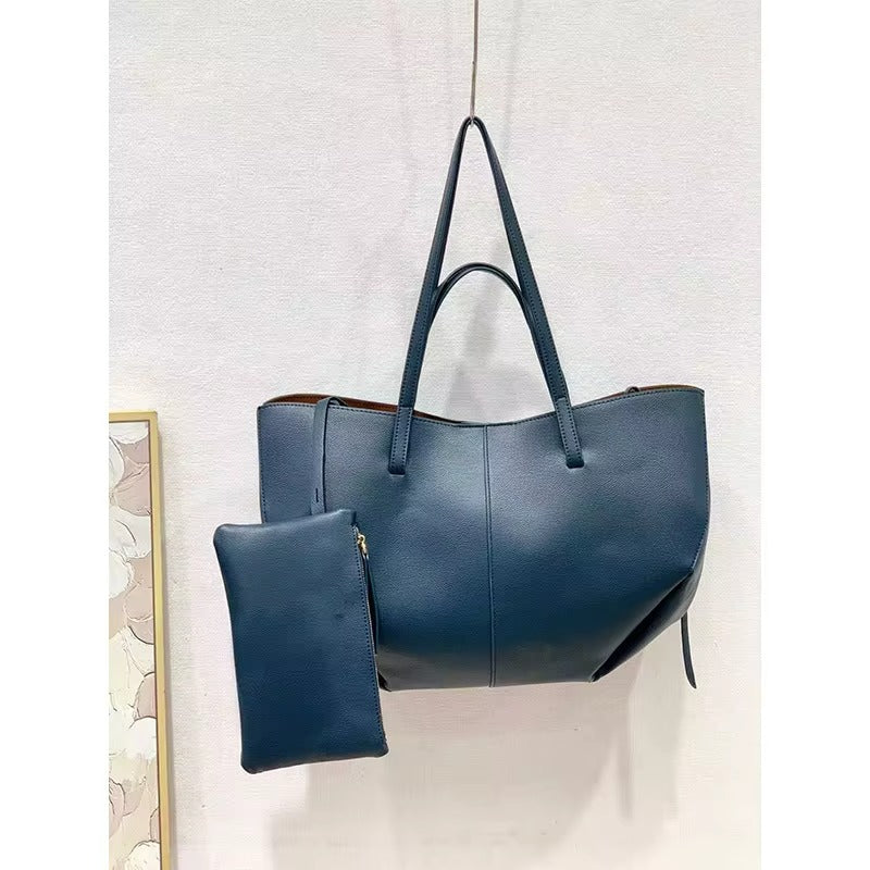 Leather Biege Tote